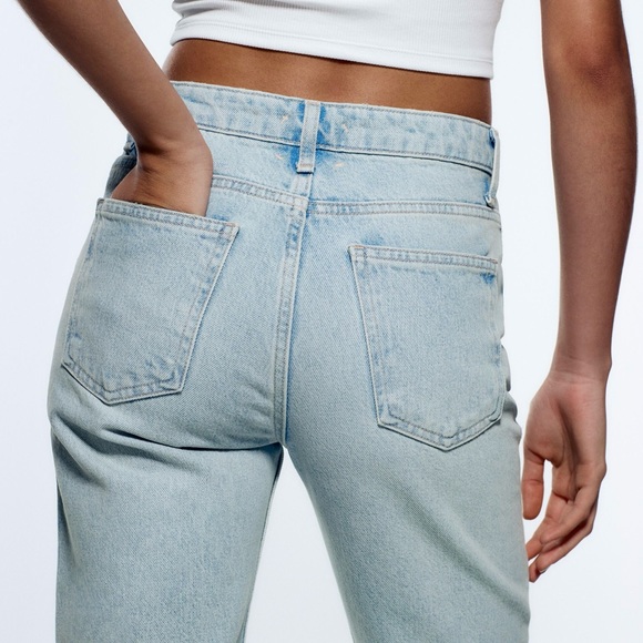 Zara bootcut jeans light wash size 2 - Picture 5 of 10